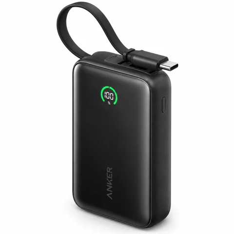 Batterie externe Anker Nano A1259 avec écran et câble intégré