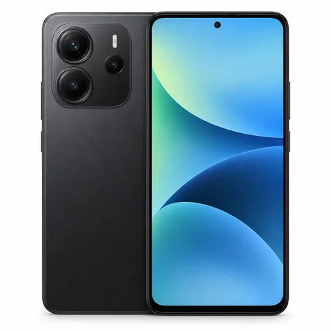 Smartphone Xiaomi Redmi Note 14, vues avant et arrière
