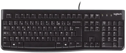 Clavier Logitech K120 avec câble et pavé numérique