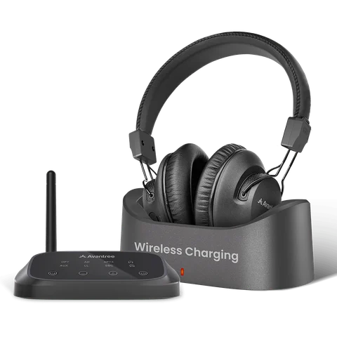 Casque TV Avantree HT5009 Plus avec sa station de charge