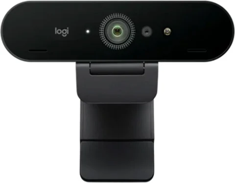 Webcam Logitech Brio 4K avec pince de fixation