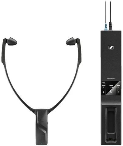 Casque TV stéthoscopique Sennheiser RS 5200 avec sa base