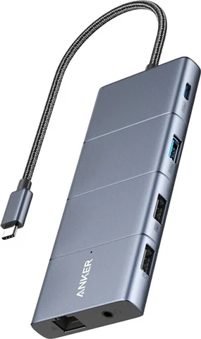 Hub USB-C Anker 565 avec câble intégré