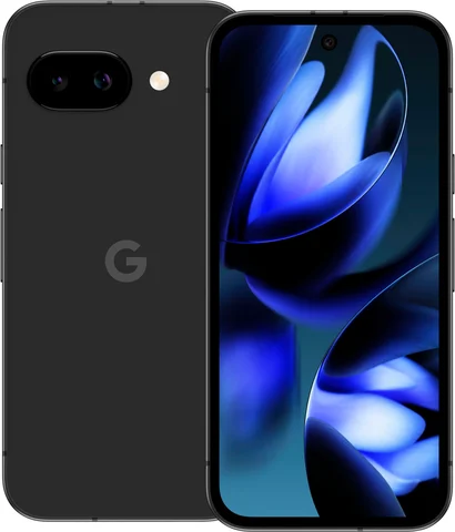 Smartphone Google Pixel 9a, vues avant et arrière