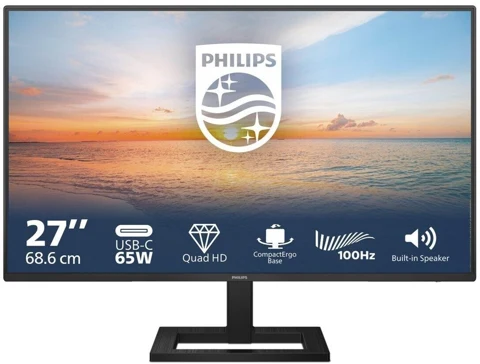 Écran Philips 27E1N1600AE/00 sur son pied
