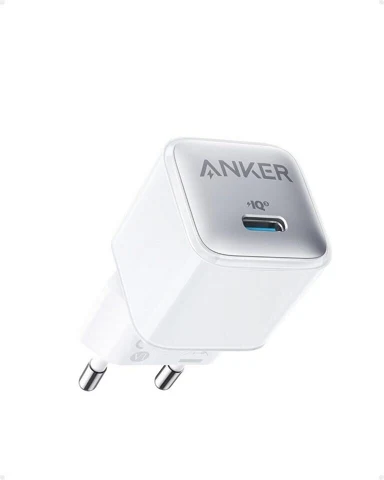 Chargeur secteur Anker Nano Pro blanc avec port USB-C