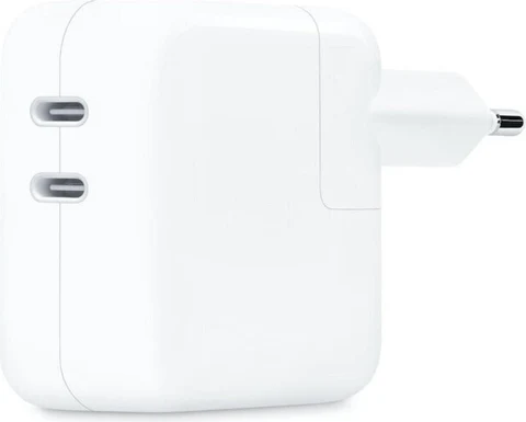 Chargeur secteur Apple à deux ports USB-C