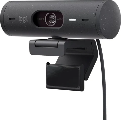 Webcam Logitech Brio 500 avec support et câble