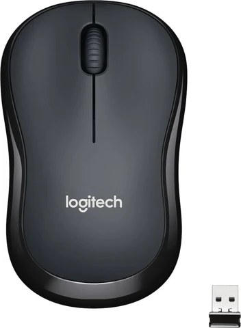 Souris Logitech M220 avec son récepteur USB à côté