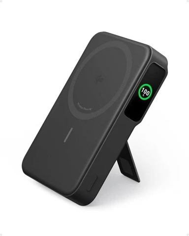 Batterie externe Anker MagGo A1654 avec support déplié