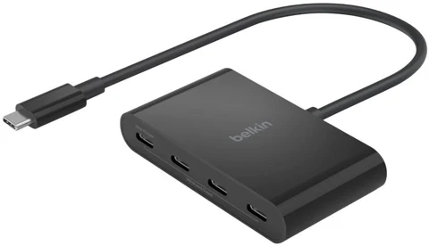Hub Belkin AVC018 noir avec câble USB-C intégré