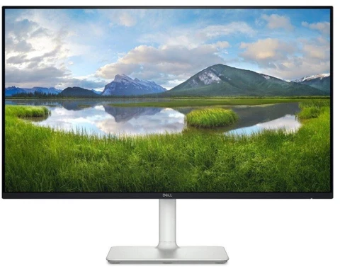 Écran Dell S2425H avec pied argenté, vu de face