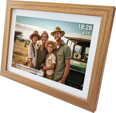 Cadre photo Denver PFF-1042LW en finition bois clair