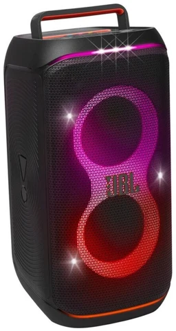 JBL PartyBox Club 120 noire, enceinte verticale avec deux anneaux lumineux