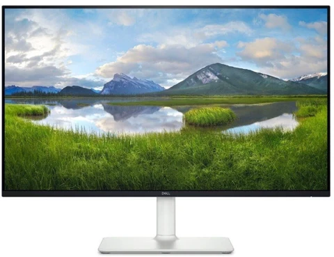 Écran Dell S2725HS noir et argent, vue de face avec son pied